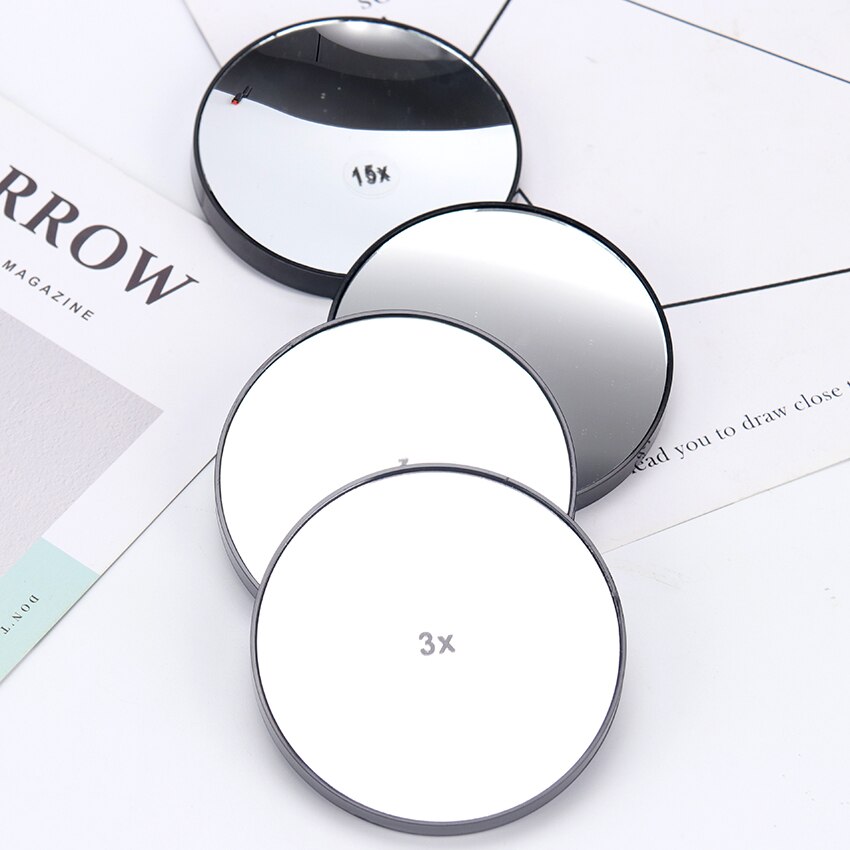 Makeup Mirror 3/5/10/15X Magnifying Mirror With Two Suction Cups Cosmetics Tools Round Mirror Magnification