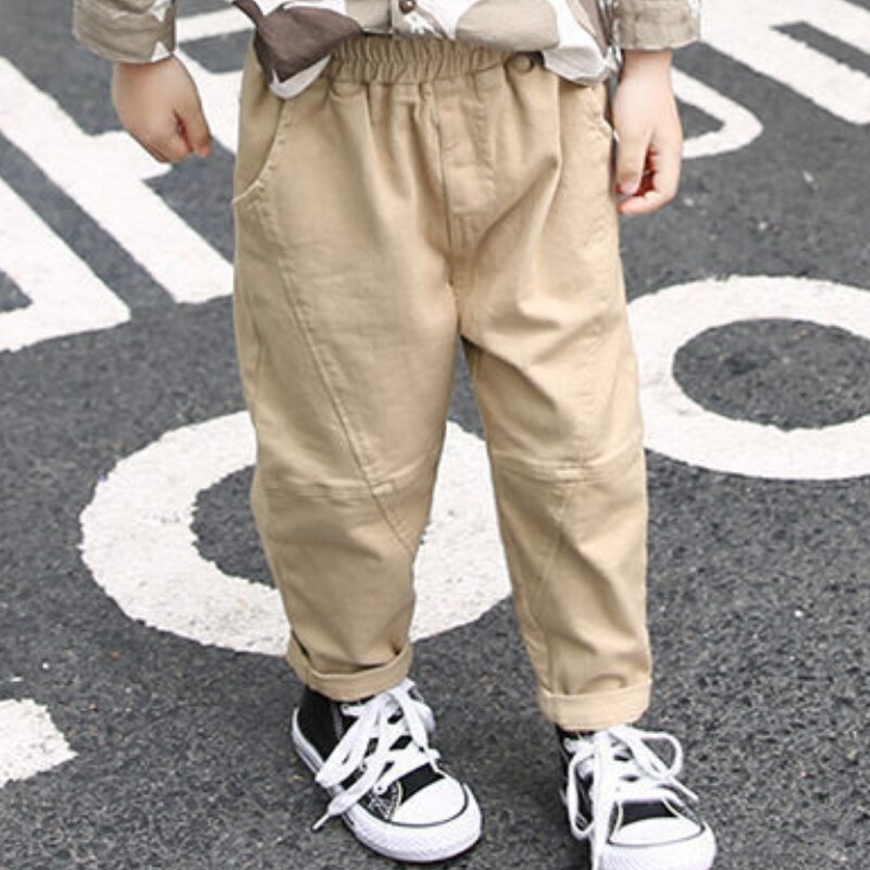 1-8Y pantaloni Cargo per bambini in cotone morbido primavera autunno bambini ragazzi pantaloni sportivi Casual abbigliamento moda pantaloni lunghi per bambini 2022 nuovo