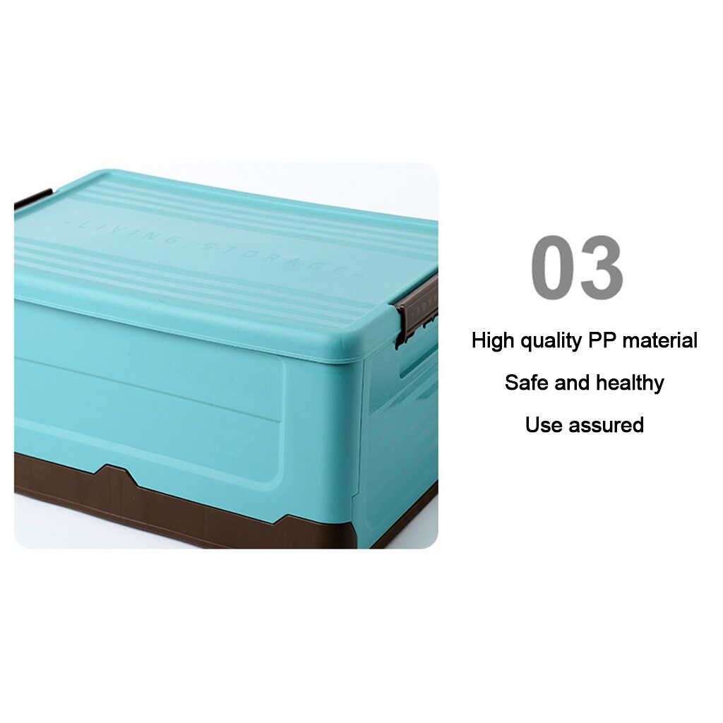 Foldable Storage Box Clothes Organizer Toys Plastic Tool Box Foldable Book Storage Box PP Material Plastic Tool Box
