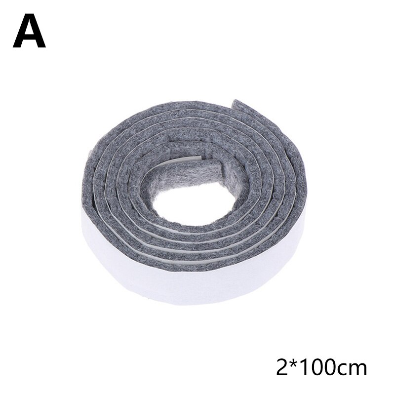 100cm/Rolle Anti-Unterhose Filz Möbel Bein Pad Selbst-Klebstoff matt Boden Schutz Tragen-breiter tabelle Sofa Bein Pads Stuhl Armaturen: A
