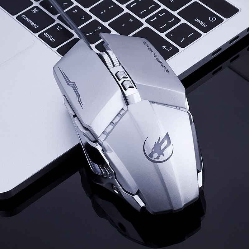 Niye Gaming Mouse Gamer 4800DPI Wired USB Ergonomic Mouse Colorful Led Mause Computer Mouse Optical PC Mice Backlight for Laptop