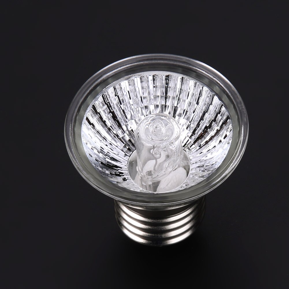 Lámpara para reptiles UVA + UVB 3,0 de 25/50/75W, luces de calefacción para tortugas, mascotas, anfibios, Control de temperatura, lámpara solar de 4,8x5cm
