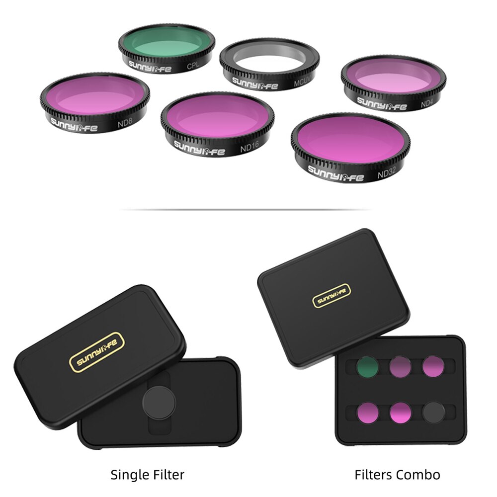 Insta360 GO 2-filtro de lente UV + CPL + ND4/8/16/32, Kit de protectores de vídeo Mini acción para Insta360 Go 2, accesorios de cámara de vidrio óptico