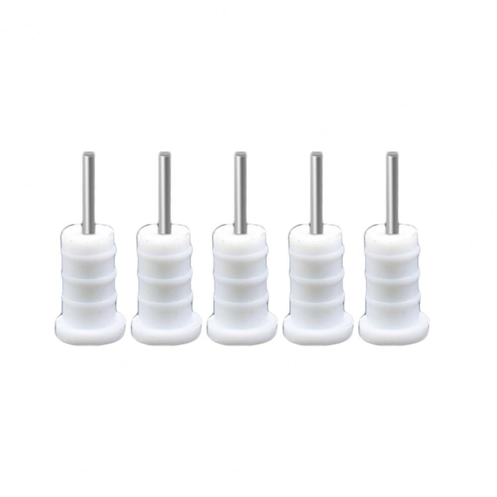 3.5mm Dust Pin Mini for Smart Phones Silicone Universal Dust Plug 5Pcs Multipurpose Jack for Smart Phones: White