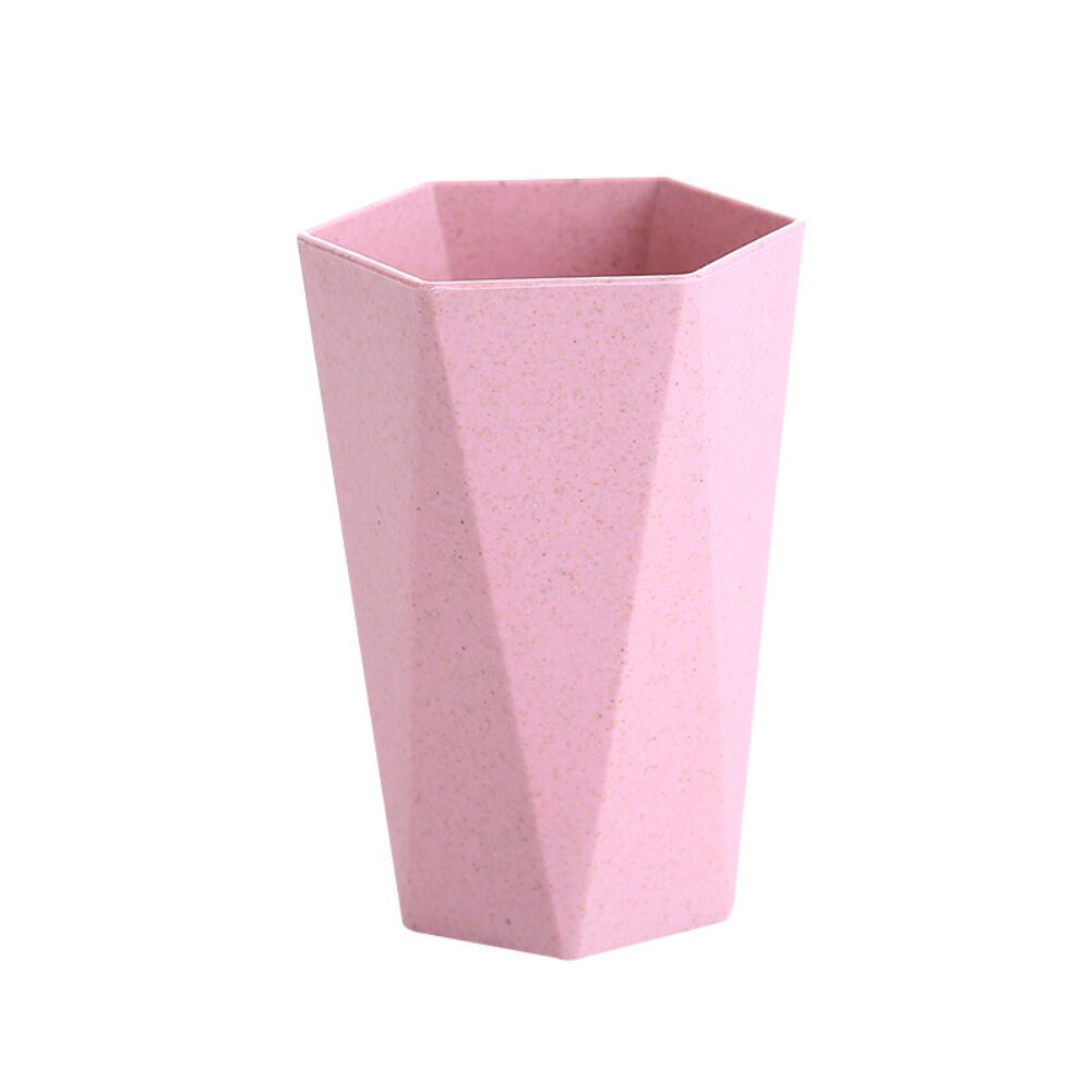 1PCS Diamond Cup Toothbrush Holder PP Cup Family Bathroom Light Toothbrush Cup Set Color Random