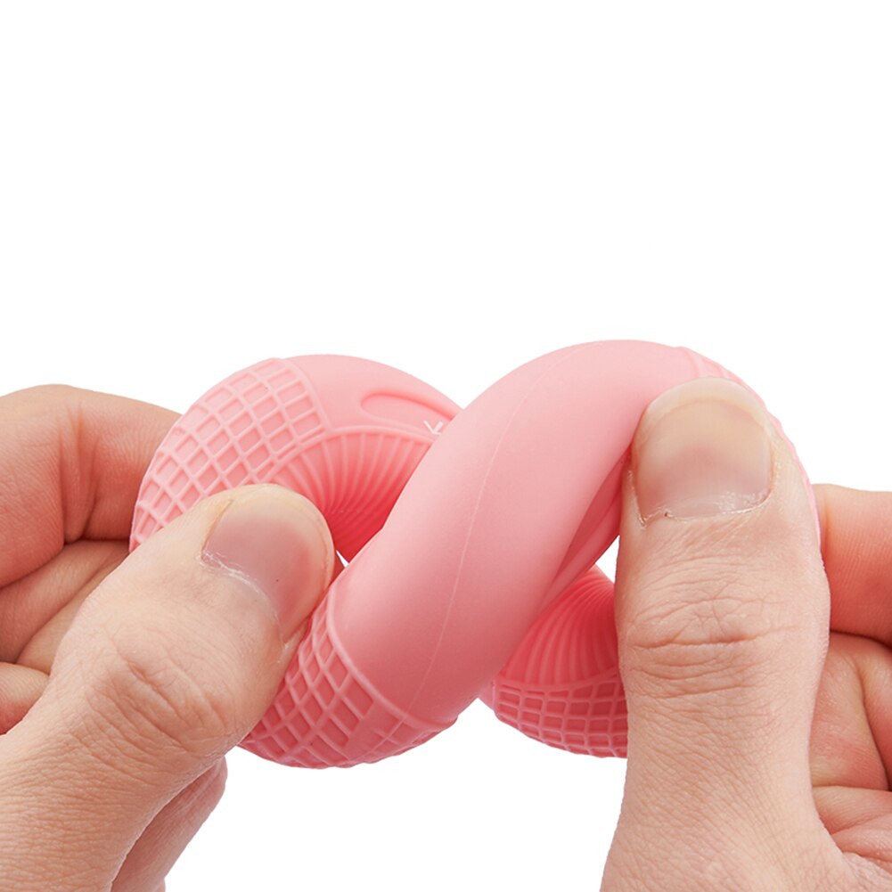 Silicone Finger Gripper Hand Resistance Band Gripping Ring Wrist Stretcher Finger Forearm Trainer Pow Exercise Carpal Expande