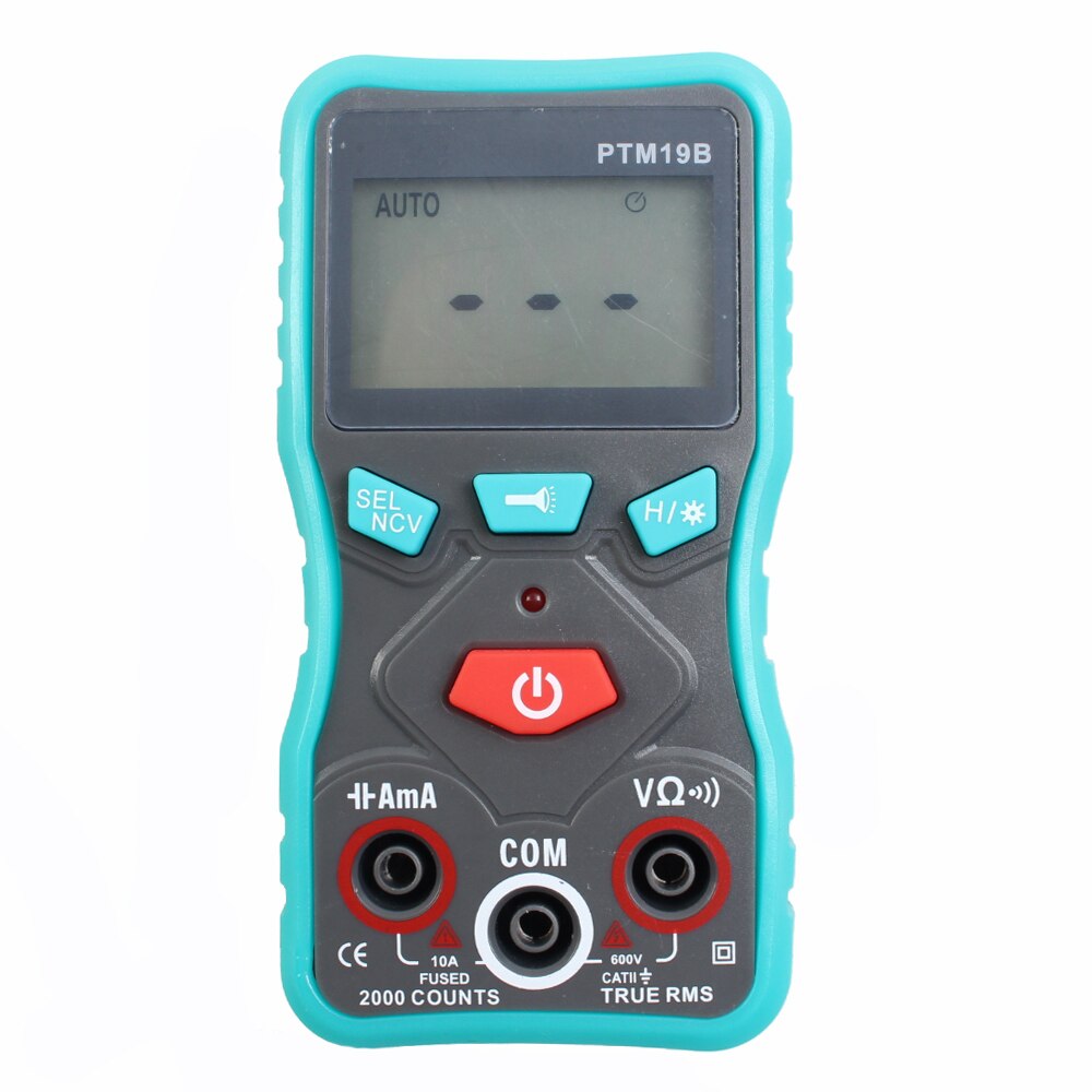 Digital Voltmeter Ammeter Ohmmeter Multimeter Volt AC DC Tester Meter PTM19B: Default Title
