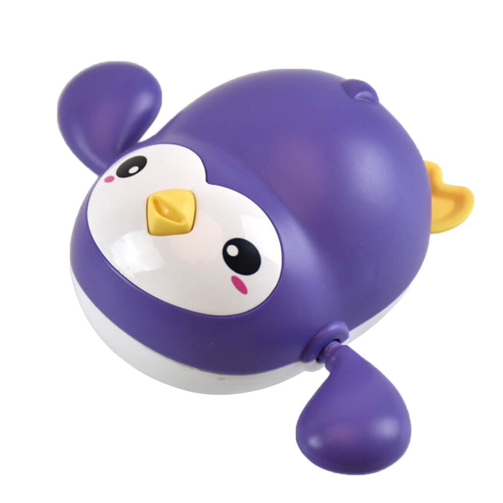 Liquideren Zwemmen Pinguïn Peuter Baby Baden Zwembaden Peddelen Water Drijvende Speelgoed Peuters Baby Bad Time Fun In Water: Purple