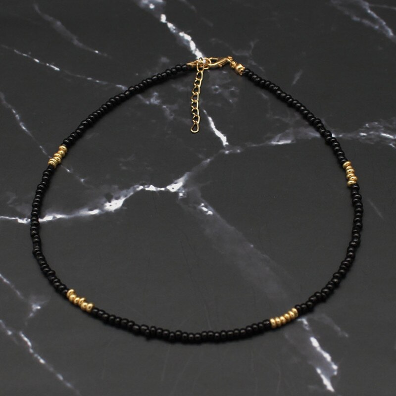 Bohemia Handmade Rainbow koraliki proste Choker naszyjnik moda damska dziki słodki kolorowy kołnierz biżuteria prezent: 23