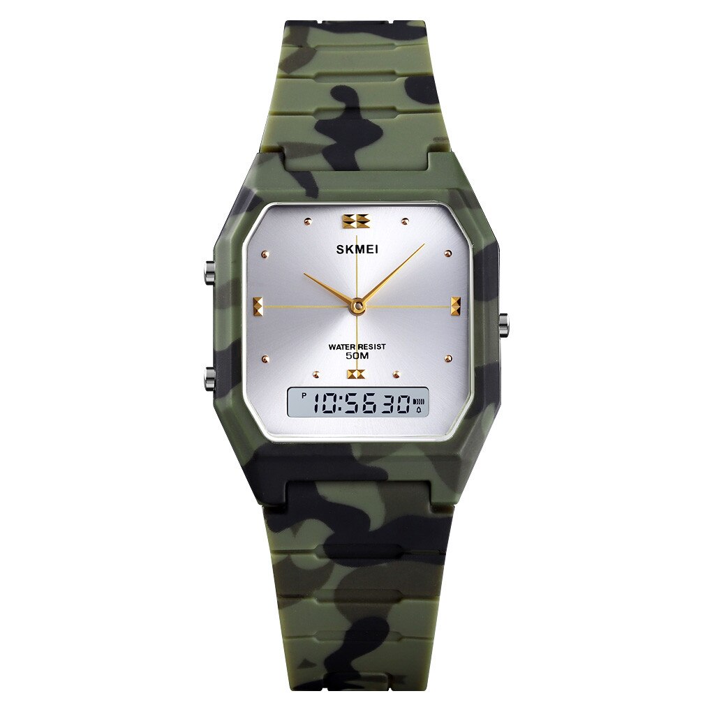 Sport Multifunctionele Horloge Voor Mannen Outdoor Jeugd Horloge Eenvoudige Elektronische Herenhorloge Часы Муржские Наручные: Camouflage 