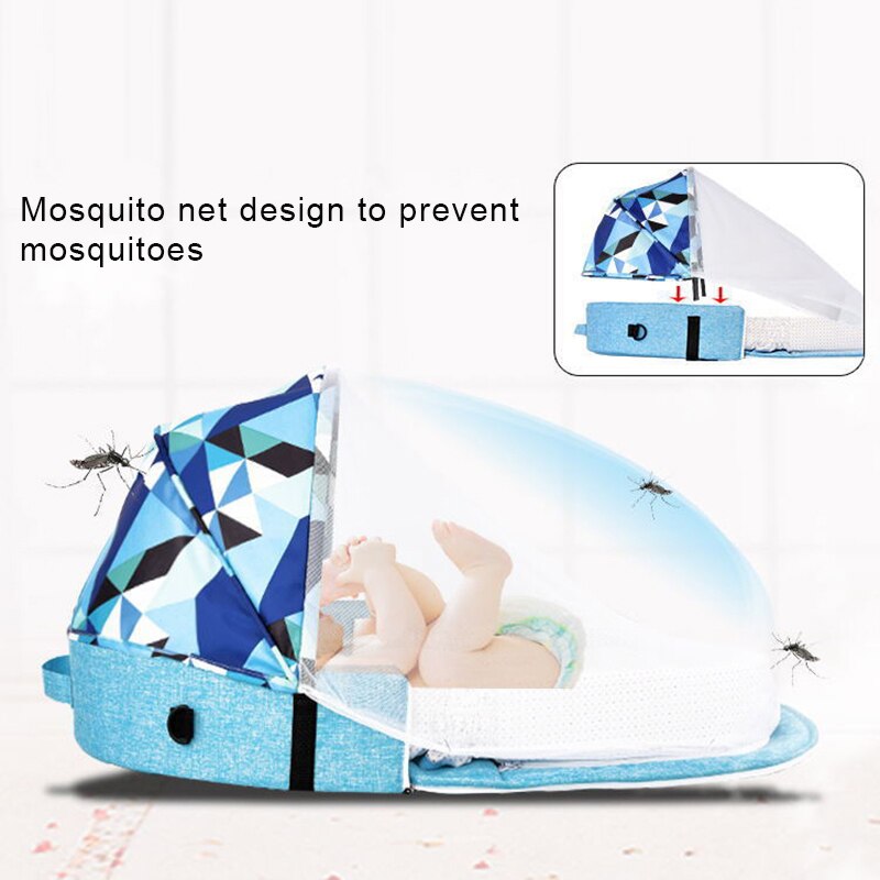 Baby klapp bett reise cradle mit moskitonetz tragbare mobile krippe nest bett infant cradle multi-funktion