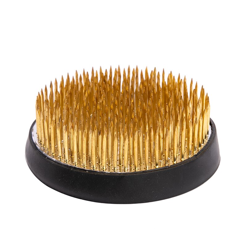 Japanse Ikebana Kenzan Pin Art Vaste Gereedschap Bloem Insert Base Holder Pin Lood Koperen Naald Pin Bloem Regelen Tool