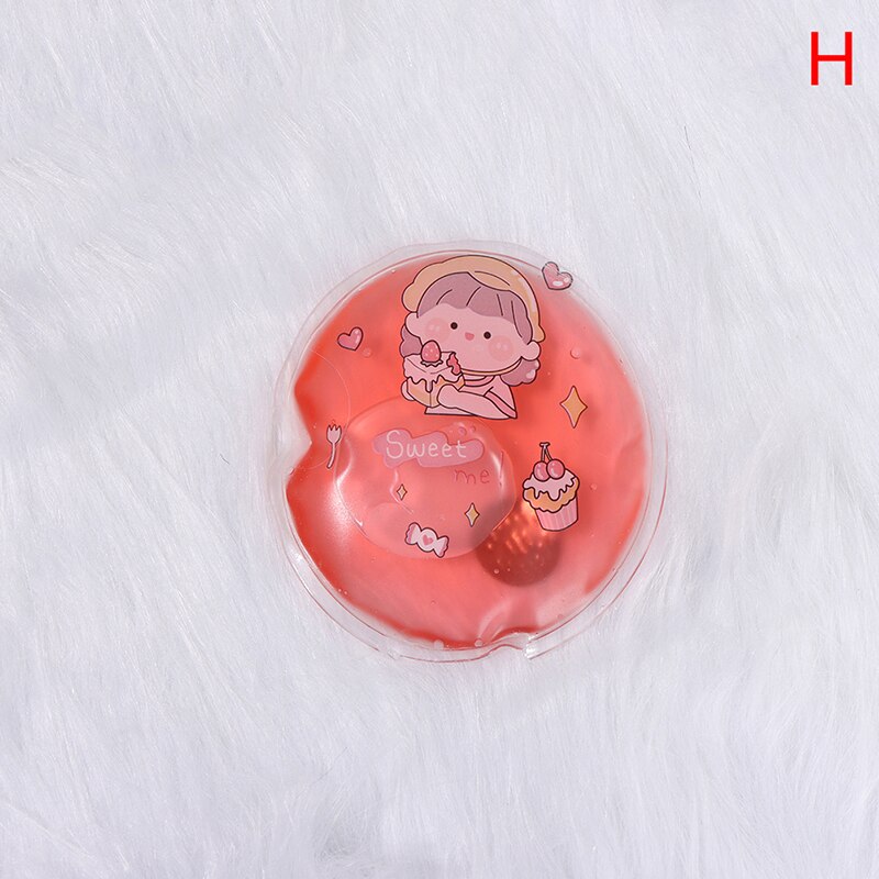 1PC Mini Winter Reusable Gel Hand Warmer Cute Funny Word Print Instant Heating Pack Warmer: H