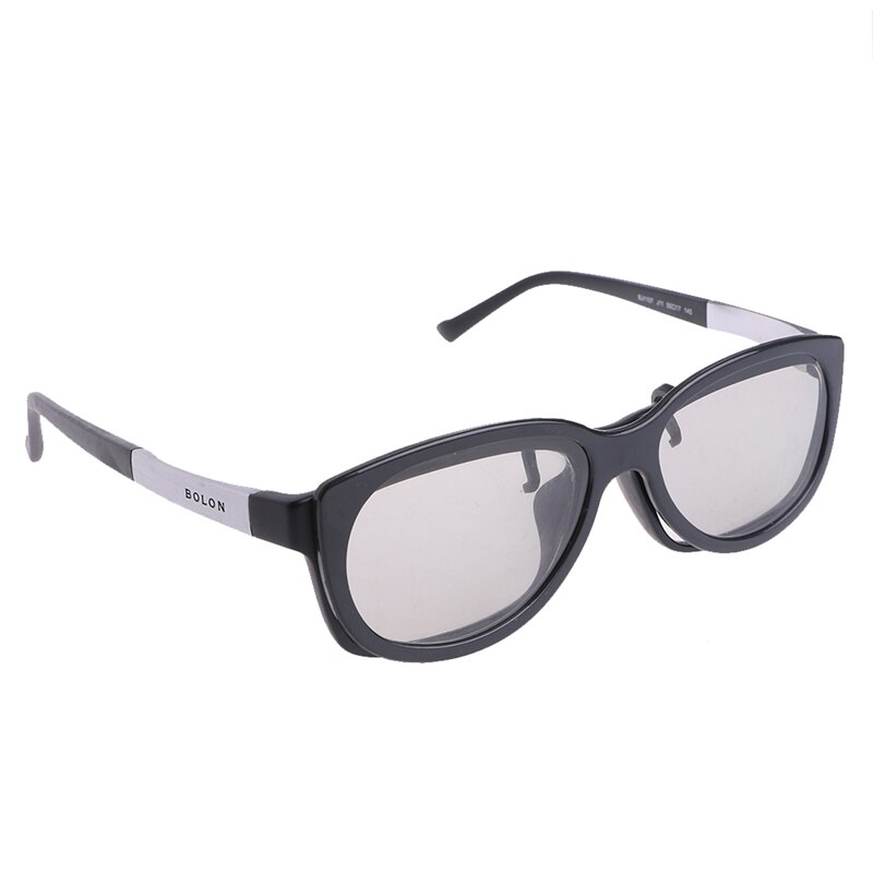 Óculos 3d redondos polarizados com clipe, tipo circular, 3d, para tv, cinema 3d real, 0.22mm