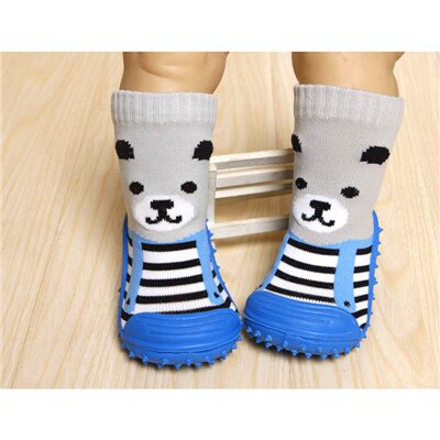Chaussettes en caoutchouc antidérapantes pour enfants, chaussettes souples pour -né, filles et garçons,: 3