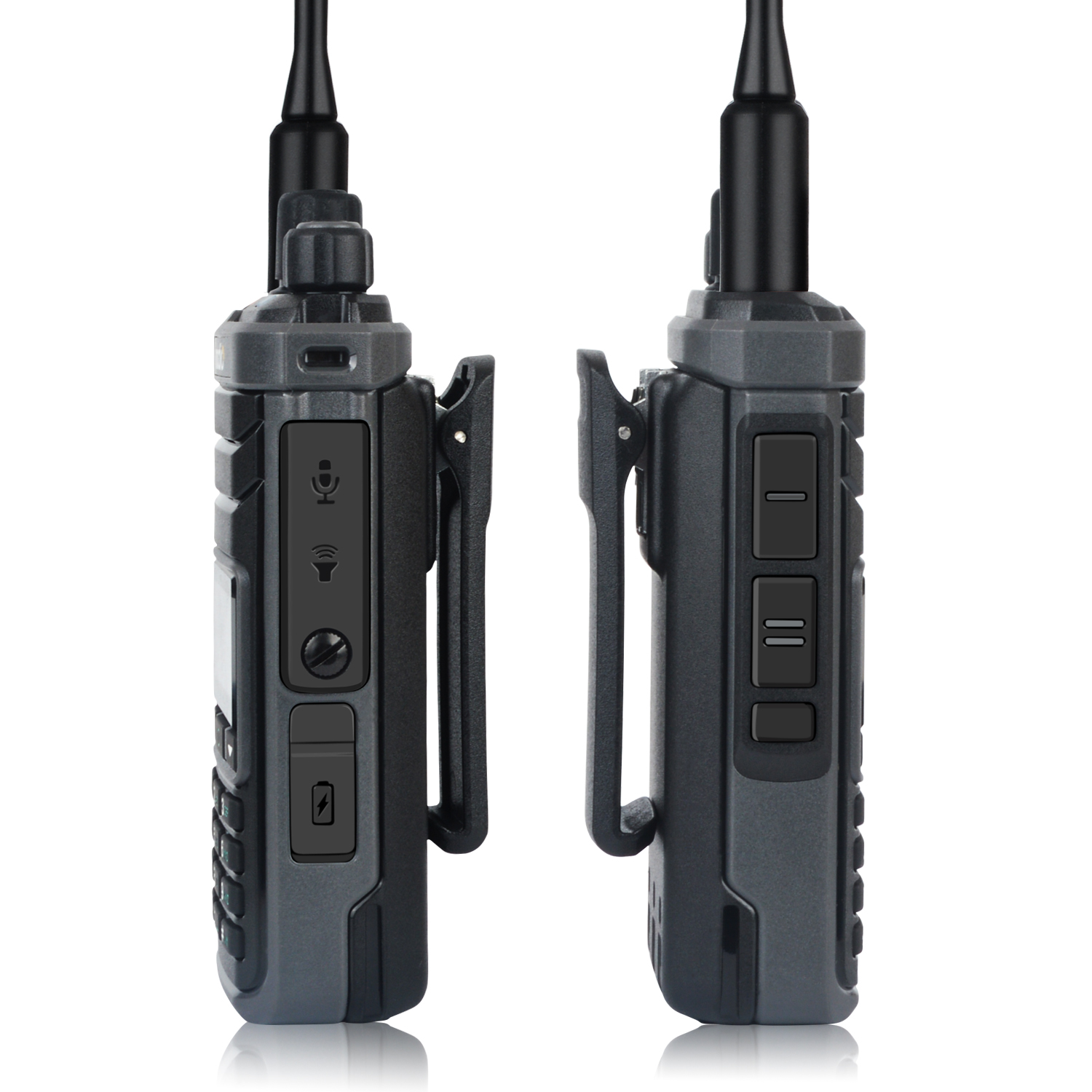Iradio Walkie Talkie UV-88 HF CB VHF UHF Aviation Freq Multi-Band Multi-Modulation AM FM SW MW LW CB SSB Tragbares Funkgerät