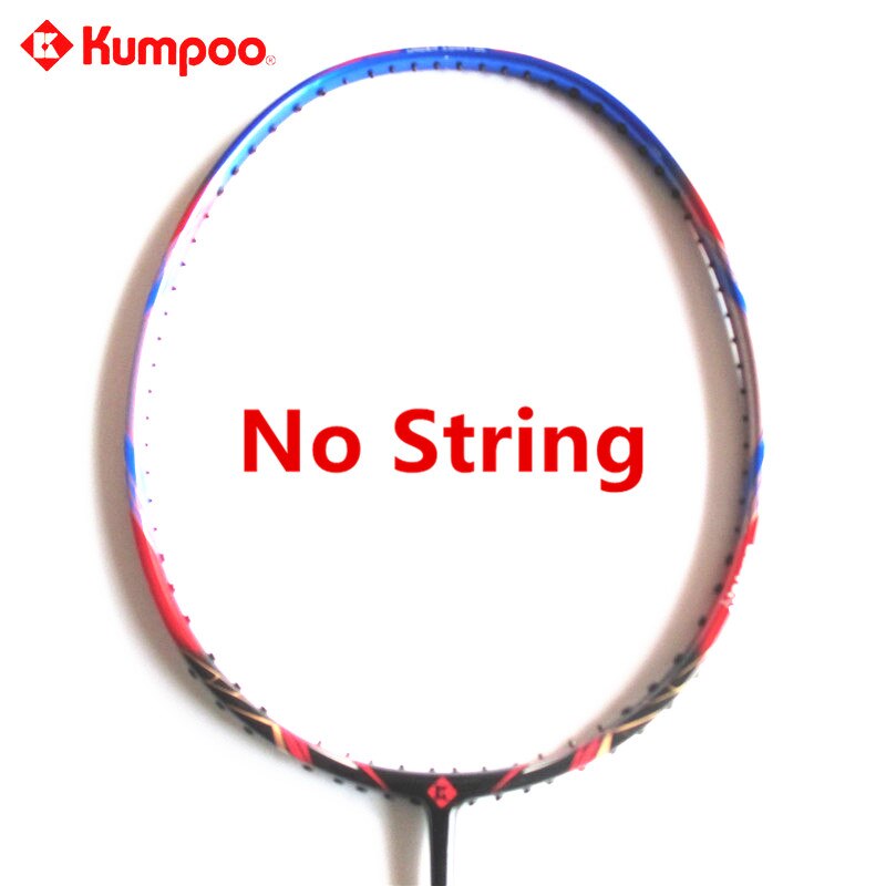 Kumpoo Badminton Racket Super Light 4U 80-84g Full Carbon Ball Control Racquet with 5 Colors L810OLB: K187