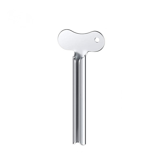 Stainless Steel Toothpaste Squeezer Facial Cleanser Metal Tube Rolling Press Squeezer Toothpaste Dispenser: A