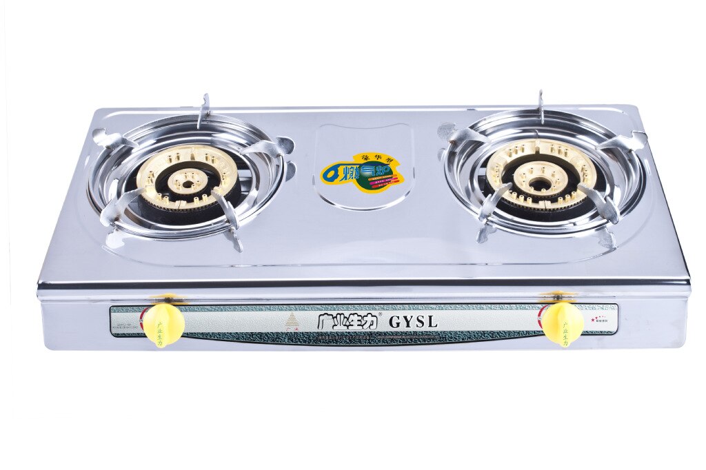 E-type double-furnace gas stove liquefied gas stove gas stove domestic gas stove copper fire cover