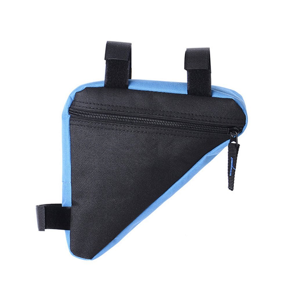 Fiets Beam Driehoek Opbergtas Fiets Accessoires Voor Tube Frame Waterdichte Tas Frame Zadeltas Voor Mountainbike: blue