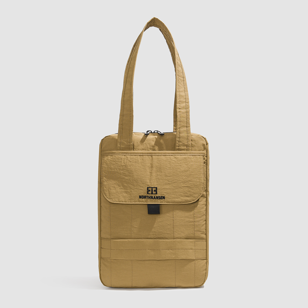 Schoudertas Multifunctionele draagtas Eenvoudige forens iPad Beschermende tas Laptoptas Notebookvoeringtas voor dames: Khaki
