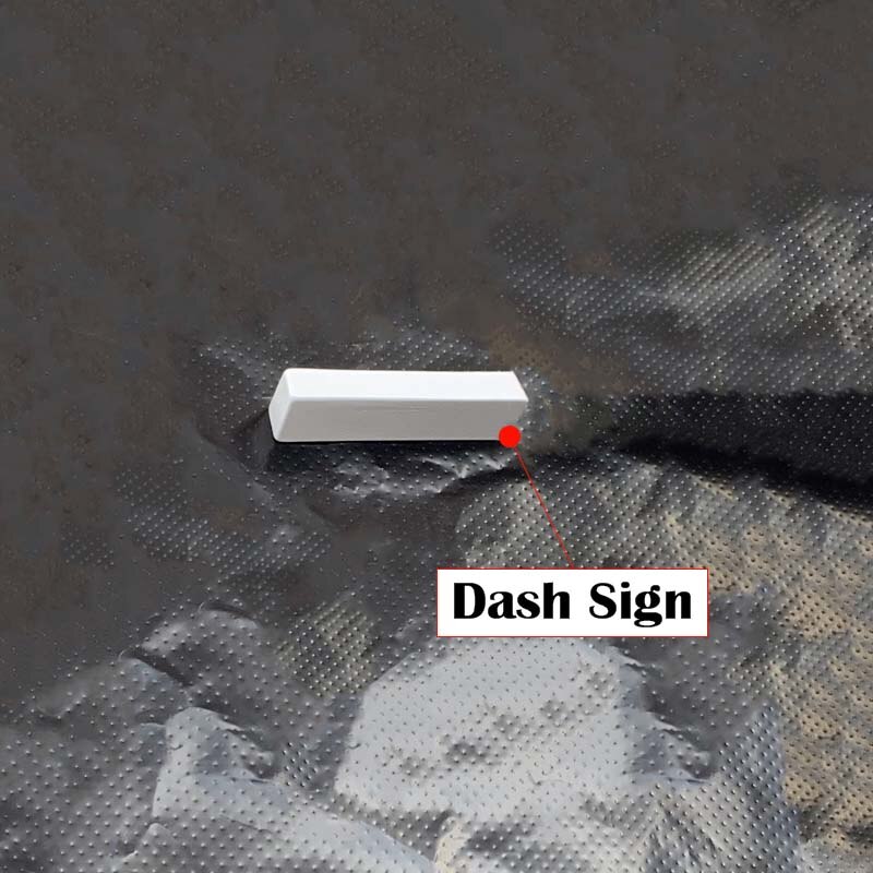 125mm White Floating House Numbers Doorplate Letters Metal Address Sign Plate Outdoor Street Door Plaque Number For Home Mailbox: Dash Sign -