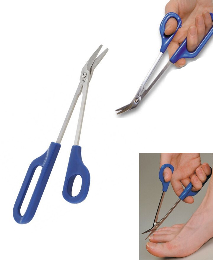 20cm(7.87 &#39;&#39;) lange Erreichen Einfach Griff Kappe Nagel Zehennagel Schere Trimmer für behinderte Cutter Haarschneidemaschine Manikübetreffend Pedikübetreffend trimmen Fußpflege