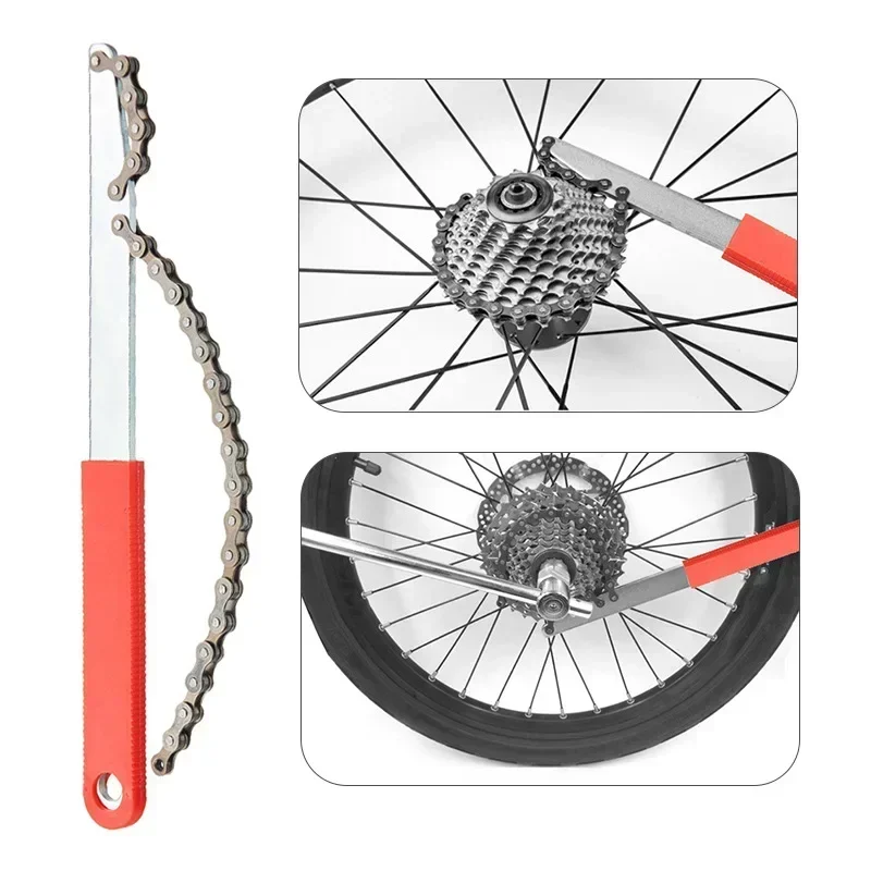 Fahrrad Schwungrad Entfernung Werkzeug Bausatz Mit Kassette Schlüssel 12 Zähne MTB Kassette Kettenrad Entfernung Schlüssel Tragbare Fahrrad Reparatur Werkzeuge