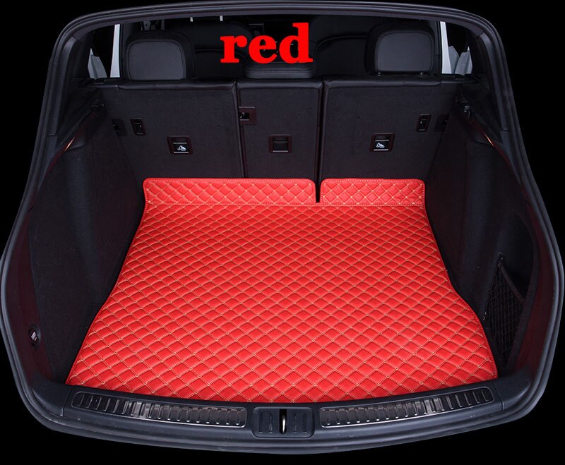 Custom fit car Trunk mats for Lexus NX 200 200T 300h NT200 NX200T NX300H F Sport RX waterproof leather carpet rugs: red