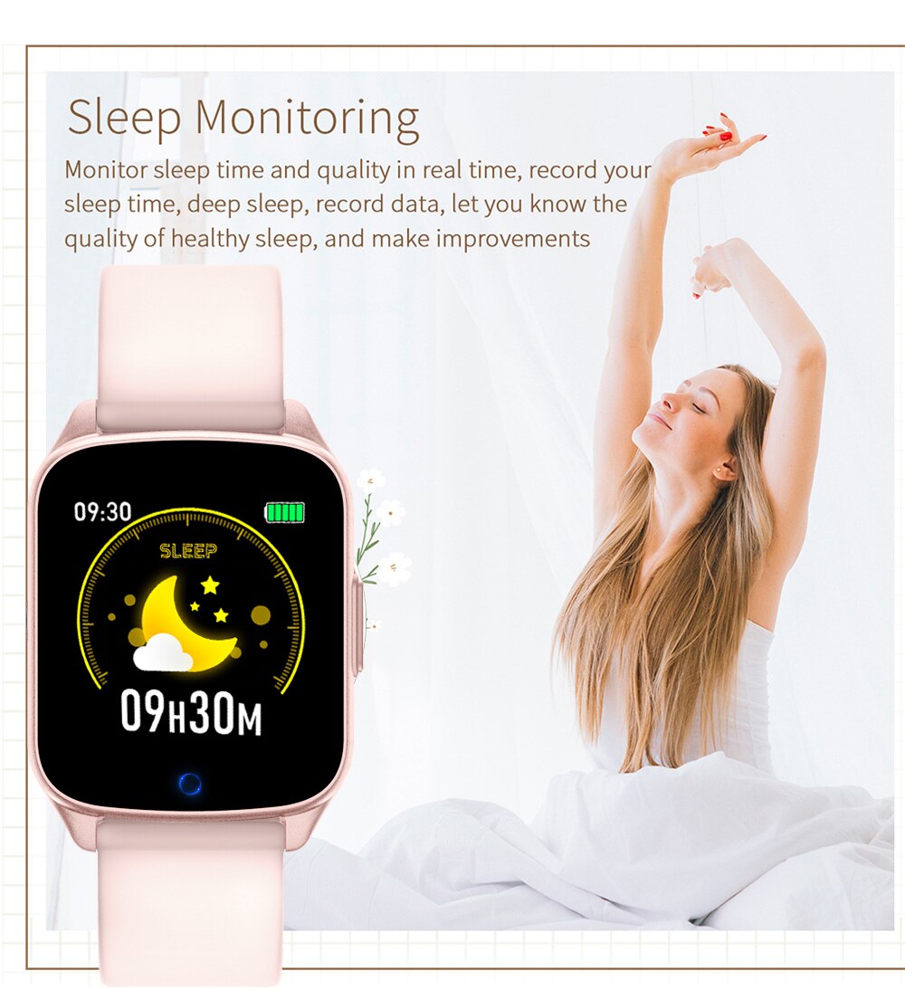 LIGE femmes montre intelligente femmes sport étanche pour iPhone smartwatch moniteur de fréquence cardiaque fonction de pression artérielle Fitness tracker