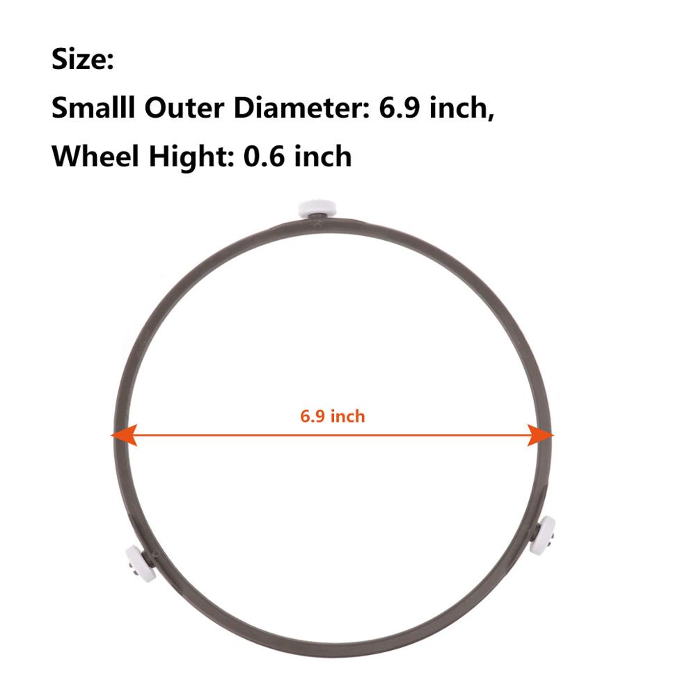 Support de plateau tournant pour four à micro-ondes, 1 anneau de plateau tournant en verre résistant à la chaleur, outils de cuisine, Support à rouleaux
