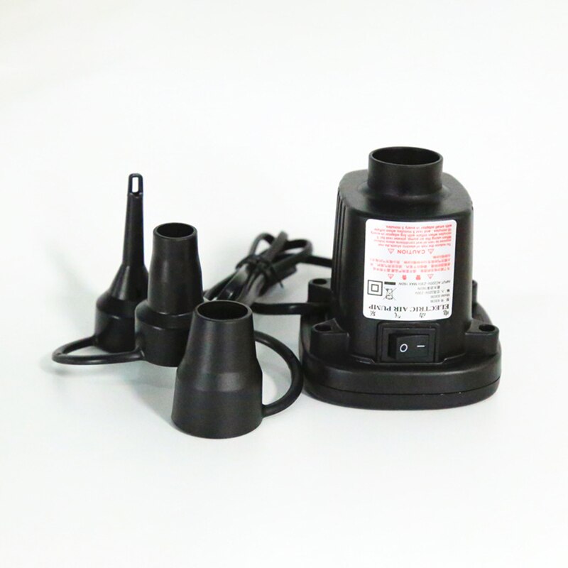 Hushålls elektrisk luftpump utomhus uppblåsbar pool uppblåsbar utrustning elektrisk pump simbassäng barn för