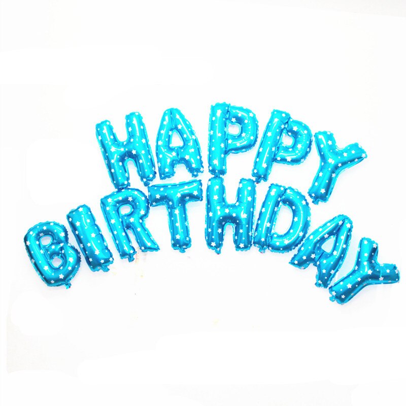 Glücklich Geburtstag Luftballons Folie Brief Ballon Geburtstag Party Dekorationen Kinder Erwachsene Geburtstag Luftballons Alphabet Ballons set