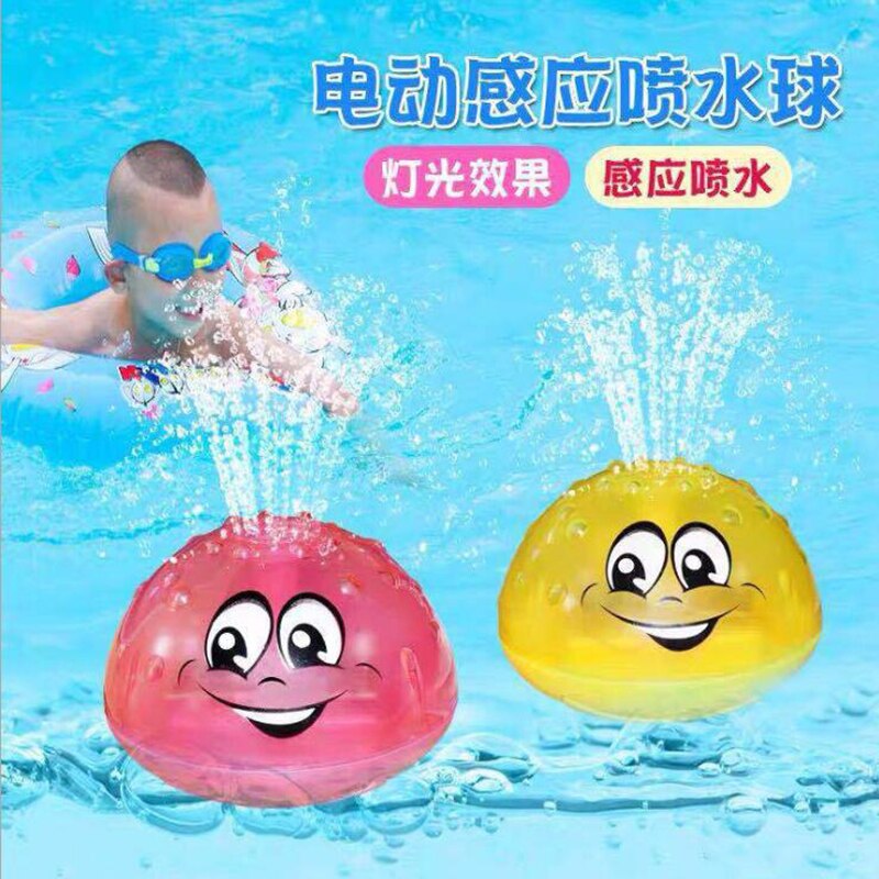 Bad Speelgoed Spuiten Water Licht Draaien Met Douche Zwembad Kinderen Speelgoed Voor Kinderen Peuter Zwemmen Party Badkamer Led Licht Speelgoed