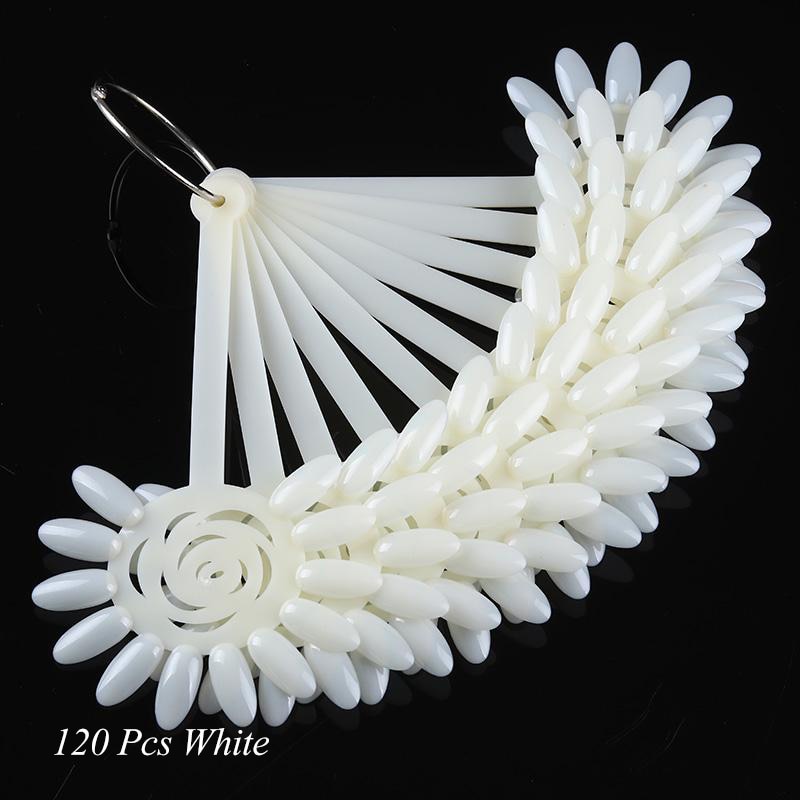 Lemooc nature clear black nepnagels tips volledige kaart waaier vingernagelkunst display oefen acryl uv gellak gereedschap decoratie: Patroon 13