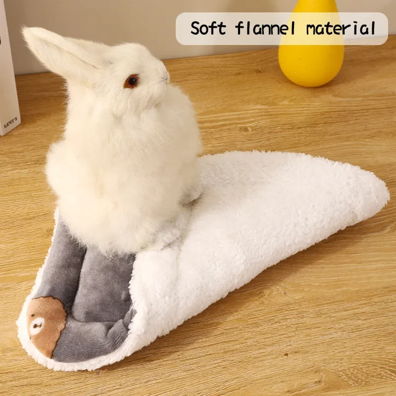 Conejo Chinchilla cama estera casa nido accesorios para hámster Animal PEQUEÑO conejillo de indias cama para hámster casa invierno cálido ardilla erizo