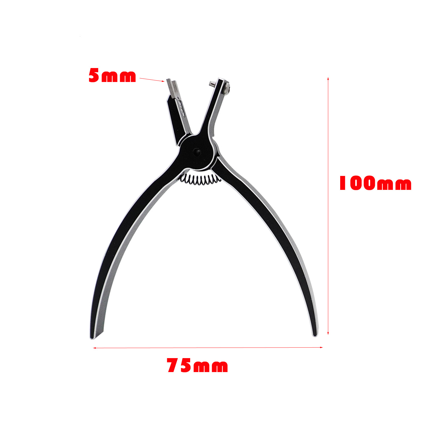 Outils pince à maillons à bille pince à Long nez tête Oblique cisaillement réparation Kit d'outils de démontage pour Traxxas RC hélicoptère avion voiture: Gris clair