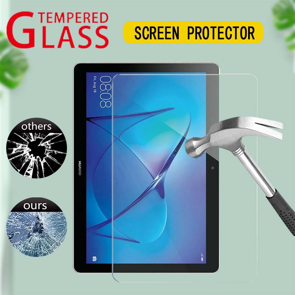 For Huawei MediaPad T3 10 9.6 inch AGS-W09-L09-L03- 9H Premium Tablet Tempered Glass Screen Protector Film Protector Guard Cover