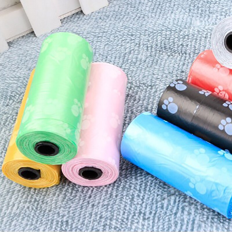 Printed Trash Printed Pet Dog Poop Bags Pet Pick Up Plastic Bag Thick Convenient Outside Toilet Clean Waste Trash Bag