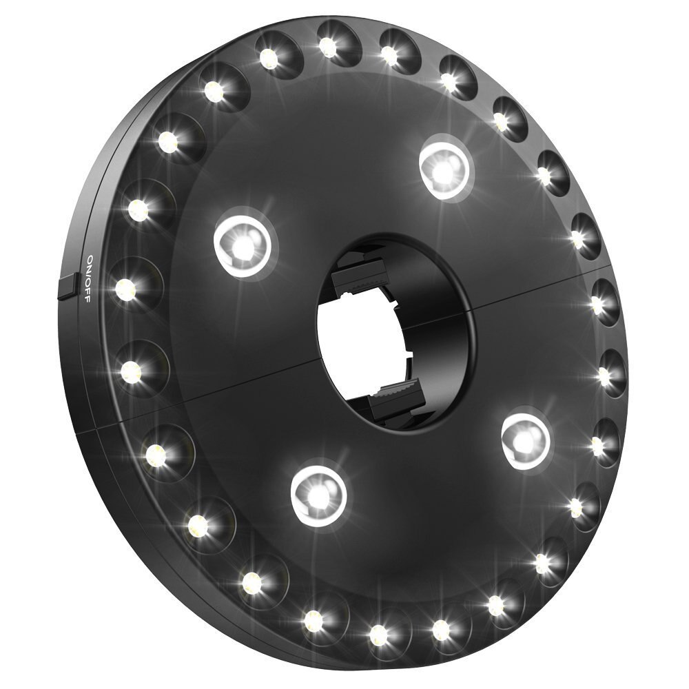 28 led ledningsfri terrasse paraply stang lys udendørs haven camping telt lampe med 3 lysstyrker mode