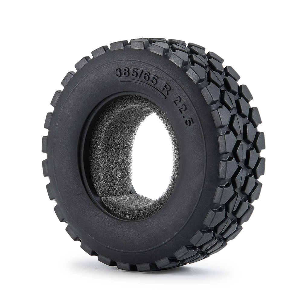YEAHRUN 22/25/28/30mm neumáticos de goma neumáticos de ruedas para Tamiya 1/14 RC remolque Tractor camión llantas delanteras y traseras accesorios parte: Borgoña