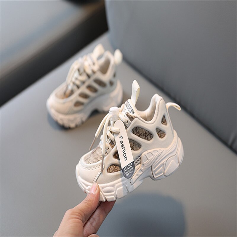 freundlicher Schuhe Neue Kleinkind Jungen Mädchen Sport Schnürsenkel Atmungsaktive draussen Tennis freundlicher Turnschuhe
