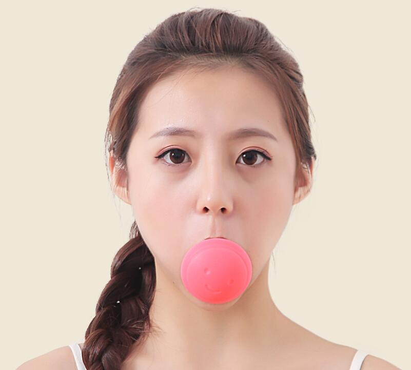 Silicagel mund kæbe motioner slankende ansigtsløftning værktøj som jawzrsize v ansigtsløftning dobbelt tynde rynker fjernelse blæse motionsmaskine