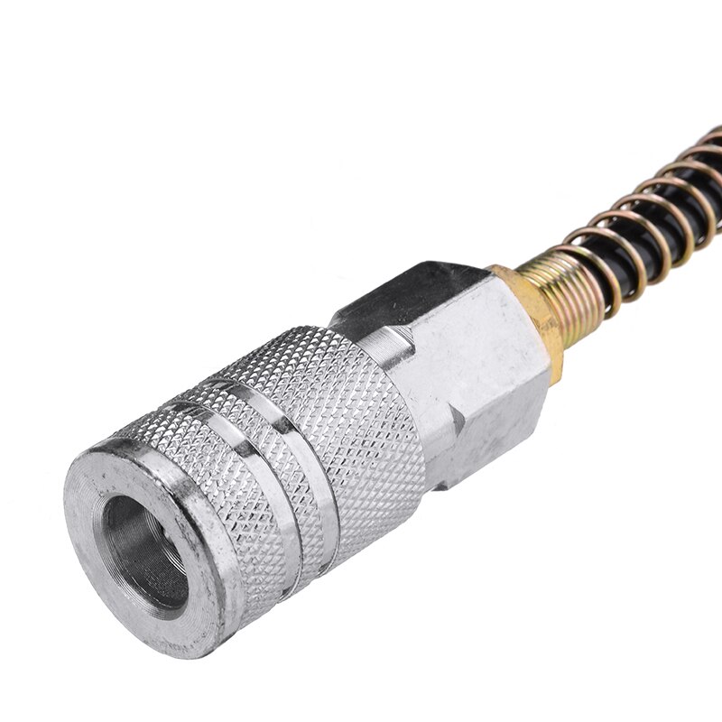 1pc Length 7.5m Air Compressor Hose Quick Coupler Recoil Pneumatic Airline Compressor Spring Tube Coil Tools 200 PSI Fittings