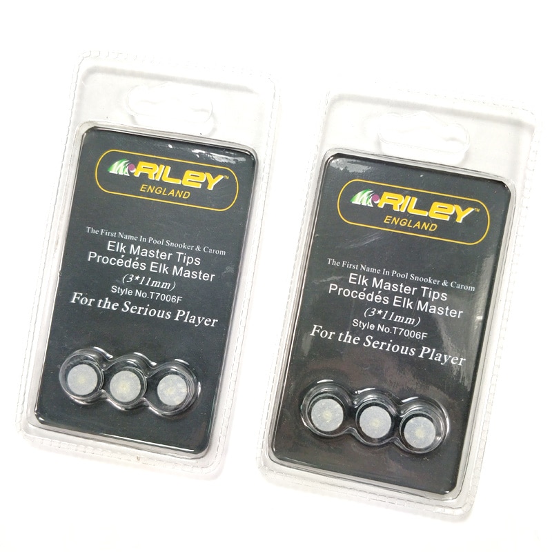 3pcs/pack 11mm snooker cue tips Pool tips Billiard accessories