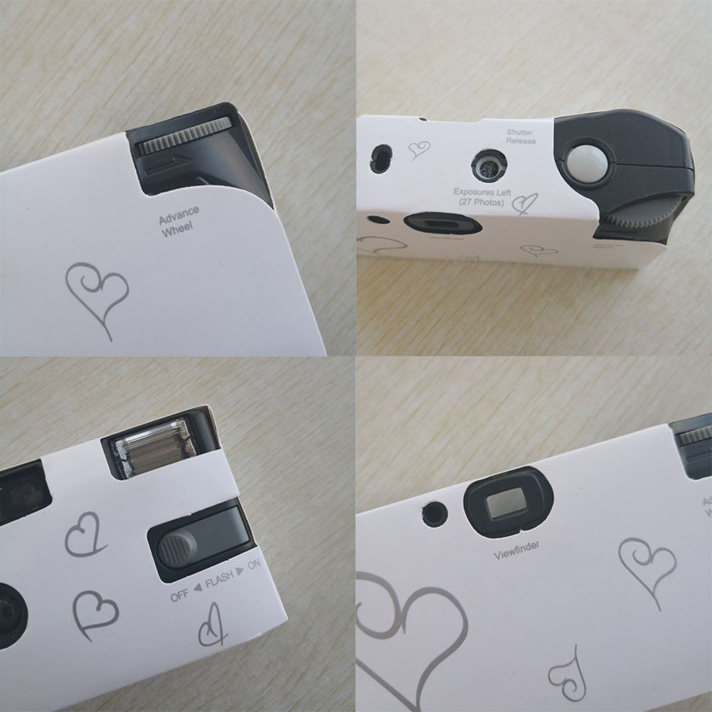 Disposable Wedding Bridal Camera Wedding Decoration Camera Single Use 36 Flims Included C66