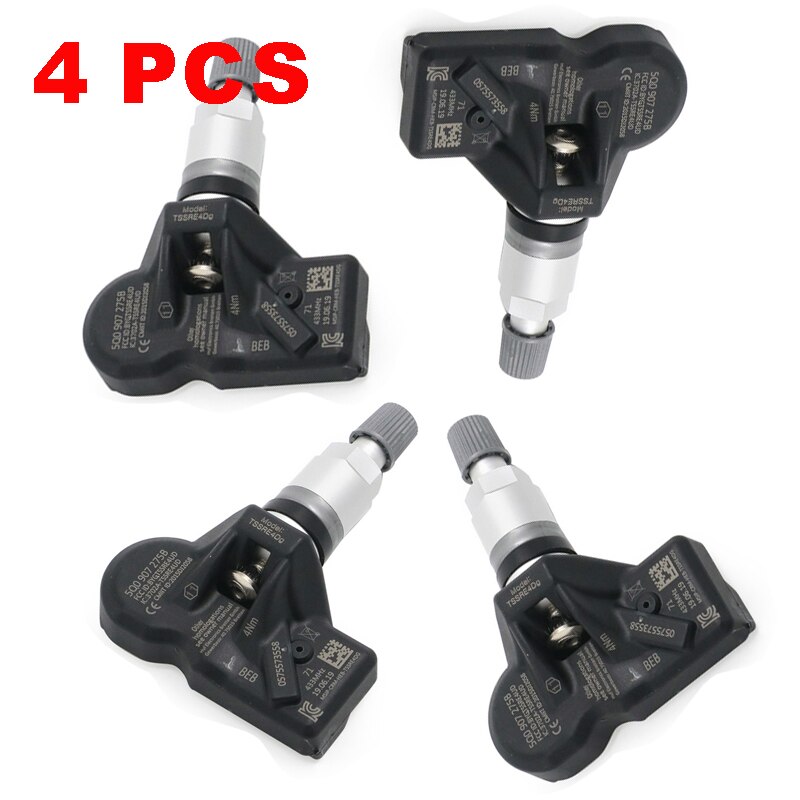 4 Piece Car TPMS Tire Pressure Monitor For VW Passat 8 Amarok Arteon