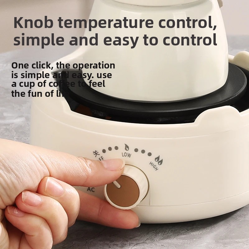 110V Electric Ceramic Stove Moka Pot Coffee Maker Health Healing Base Heating Bottom Water Boiler for Home Use Appliances