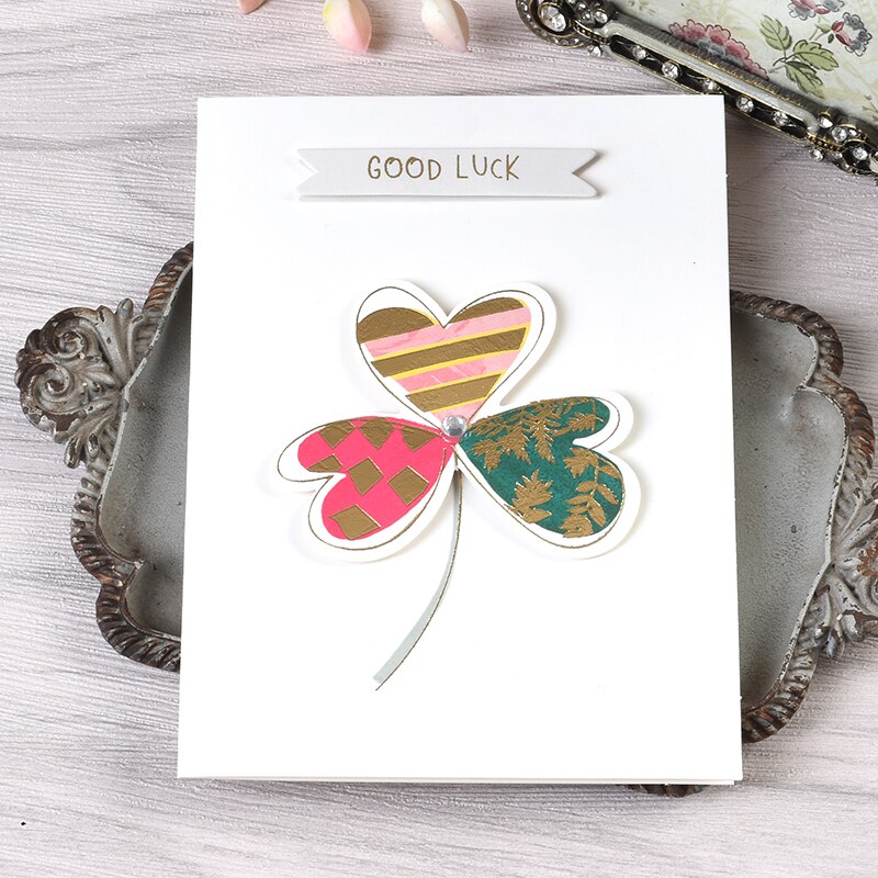 4pcs Flower Mini Greeting Card Happy Birthday Small Card Kids Good Luck Message For You Card