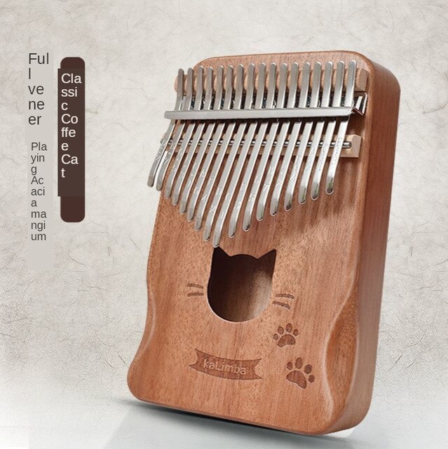 Kalimba 17 key Thumb Piano Mbira Music Box Finger Piano Calimba 21 30 Keys Mahogany Wooden Acacia Musical Instruments machine: C